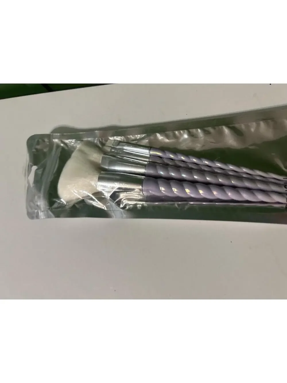 ruebeauty by rue21 Makeup Brush Set 4-Piece Unicorn Twist Lavender NEW Sealed